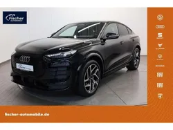 Mythosschwarz metallic Gebraucht 2025 Audi Q6 Sportback e-tron S-Line SUV | 79.880 € (Guter Preis)
