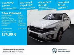 Weiß Gebraucht 2024 VW T-Roc Cabriolet Style Cabrio | 26.480 € (Superpreis)