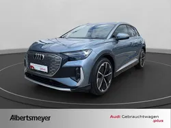 Blau Gebraucht 2021 Audi Q4 e-tron S-Line SUV | 32.890 € (Superpreis)
