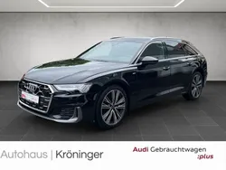 Mythosschwarz metallic Gebraucht 2024 Audi A6 S-Line Kombi | 63.990 €