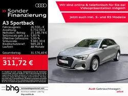 Florettsilber metallic Gebraucht 2021 Audi A3 Advanced Limousine | 26.930 € (Etwas zu teuer)