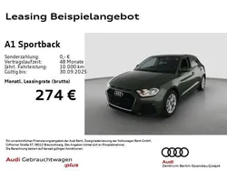 Grün Gebraucht 2024 Audi A1 Sportback Advanced Plus Kleinwagen | 23.666 € (Superpreis)