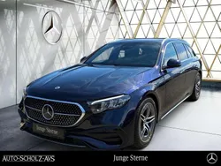 Metalliclack nautikblau Gebraucht 2024 Mercedes E220 AMG Kombi | 49.840 € (Fairer Preis)