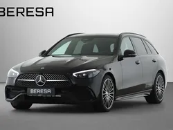 Metalliclack obsidianschwarz Gebraucht 2025 Mercedes C220 AMG Kombi | 67.990 €