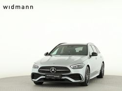 Metalliclack hightechsilber Gebraucht 2024 Mercedes C220 AMG Kombi | 48.650 €