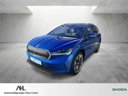 Blau Gebraucht 2021 Skoda Enyaq iV First Edition SUV | 31.440 € (Etwas zu teuer)