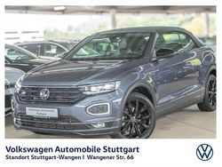 Rauchgrau metallic/schwarz Gebraucht 2022 VW T-Roc Cabriolet R-line Cabrio | 25.930 € (Superpreis)