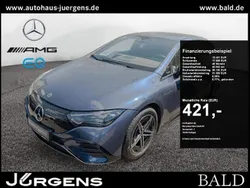 Blau metalliclack sodalithblau Gebraucht 2023 Mercedes EQE300 AMG Limousine | 49.840 € (Fairer Preis)