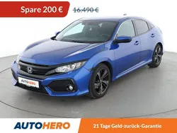 Blau Gebraucht 2017 Honda Civic Elegance Limousine | 16.290 € (Etwas zu teuer)