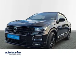 Deep black perl. Gebraucht 2021 VW T-Roc Cabriolet R-line Cabrio | 26.950 € (Fairer Preis)