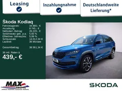 Blau Gebraucht 2021 Skoda Kodiaq SportLine SUV | 34.980 € (Fairer Preis)