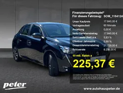Schwarz Gebraucht 2023 Peugeot 208 Active Kleinwagen | 17.840 € (Fairer Preis)
