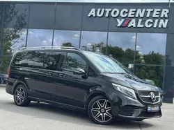 Schwarz Gebraucht 2021 Mercedes V300 AMG line Van / Kleinbus | 47.890 € (Guter Preis)