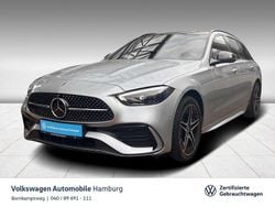 Hightech silber metallic Gebraucht 2023 Mercedes C300e AMG line Kombi | 41.444 € (Fairer Preis)
