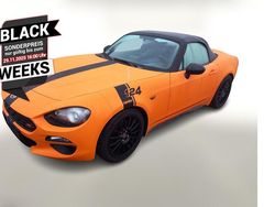 Orange Gebraucht 2019 Fiat 124 Spider Cabrio | 17.788 € (Guter Preis)