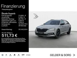 Steelgrau Gebraucht 2021 Skoda Superb SportLine Kombi | 31.990 € (Etwas zu teuer)