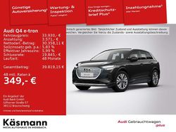 Mythosschwarz metallic Gebraucht 2022 Audi Q4 e-tron Advanced SUV | 33.930 € (Guter Preis)