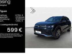 Schwarz Neu 2025 VW Tiguan R-line SUV | 62.215 € (Teuer)