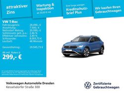 Blau Gebraucht 2024 VW T-Roc Goal SUV | 28.490 € (Fairer Preis)