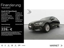 Brillantschwarz Gebraucht 2023 Audi A3 Limousine | 23.890 € (Fairer Preis)