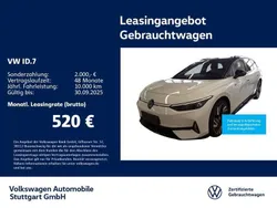 2y gletscherweiß metallic Gebraucht 2024 VW ID.7 GTX Limousine | 54.830 €