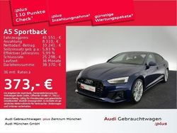Blau Gebraucht 2022 Audi A5 Sportback S-Line Kleinwagen | 41.878 € (Etwas zu teuer)