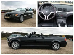 Schwarz Gebraucht 2003 BMW 318 Cabriolet Sport Line Cabrio | 3.999 € (Fairer Preis)