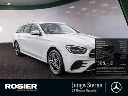 Weiss / polarweiß Gebraucht 2021 Mercedes E300 AMG Kombi | 35.545 € (Fairer Preis)