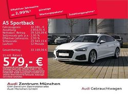 Ibisweiß Gebraucht 2023 Audi A5 Sportback S-Line Kleinwagen | 32.381 € (Guter Preis)