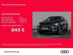 Schwarz Neu 2025 Audi Q5 Sportback Sport SUV | 80.724 € (Teuer)