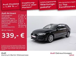 Mythosschwarz metallic Gebraucht 2023 Audi A4 Advanced Kombi | 27.789 € (Guter Preis)