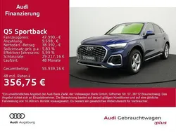 Blau Gebraucht 2023 Audi Q5 Sportback S-Line SUV | 47.990 € (Fairer Preis)