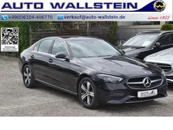 Obsidianschwarz metallic Gebraucht 2023 Mercedes C220 Avantgarde Limousine | 36.480 € (Fairer Preis)