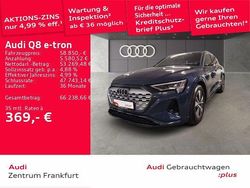 Plasmablau metallic/plasmablau Gebraucht 2023 Audi Q8 e-tron Advanced SUV | 58.850 € (Fairer Preis)