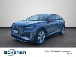 Geysirblau metallic (metallic) Gebraucht 2022 Audi Q4 Sportback e-tron Advanced Plus SUV | 28.900 € (Fairer Preis)