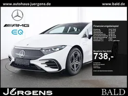 Manufaktur opalithweiß bright Gebraucht 2025 Mercedes EQS450+ AMG Limousine | 78.390 €