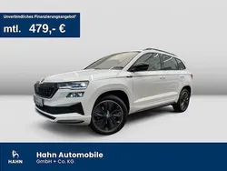Moonweiss metallic Gebraucht 2024 Skoda Karoq SportLine SUV | 34.930 € (Etwas zu teuer)