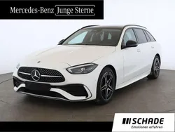 Weiß Gebraucht 2024 Mercedes C180 AMG line Limousine | 38.650 € (Etwas zu teuer)