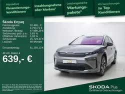 Graphitegrau metallic Gebraucht 2025 Skoda Enyaq iV SportLine SUV | 52.480 € (Fairer Preis)