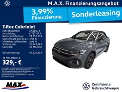 Blau Gebraucht 2024 VW T-Roc Cabriolet R-line Cabrio | 37.989 € (Teuer)