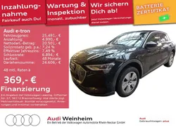 Brillantschwarz Gebraucht 2021 Audi e-tron SUV | 25.491 € (Guter Preis)