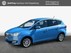 Blau Gebraucht 2017 Ford C-MAX Titanium Van / Kleinbus | 10.890 € (Guter Preis)