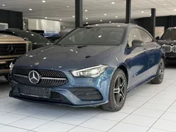 Denimblau metalliclack Gebraucht 2023 Mercedes CLA250e AMG line Limousine | 35.990 € (Fairer Preis)