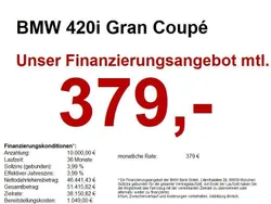 Grau Neu 2025 BMW 420 Gran Coupé M Sport Coupé | 55.999 € (Fairer Preis)