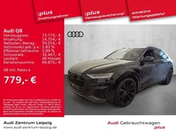 Mythosschwarz metallic Gebraucht 2022 Audi Q8 Ambiente SUV | 73.770 € (Teuer)