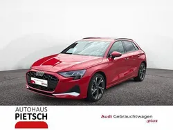 Progressivrot metallic Gebraucht 2024 Audi A3 Sportback S-Line Limousine | 35.730 € (Fairer Preis)