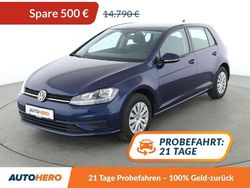 Atlantic blue Gebraucht 2018 VW Golf VII Trendline Limousine | 14.290 € (Fairer Preis)