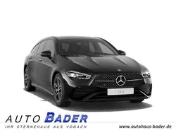 Schwarz Gebraucht 2024 Mercedes CLA220 Shooting Brake AMG Line Premium Plus Kombi | 42.990 € (Etwas zu teuer)