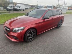 Rot Gebraucht 2021 Mercedes C300e AMG Limousine | 31.899 € (Guter Preis)