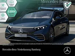 Blau Gebraucht 2022 Mercedes EQS580 Premium Limousine | 69.890 € (Teuer)